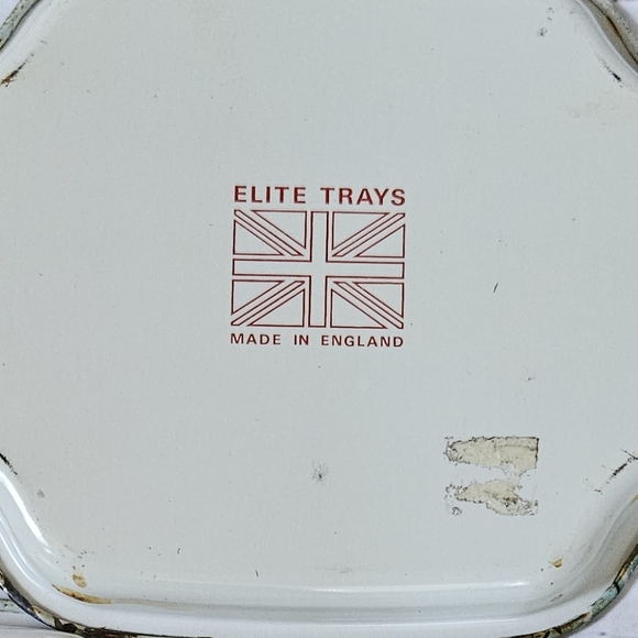 Vintage Set of 3 Elite Metal Trays - Picture 7 of 7